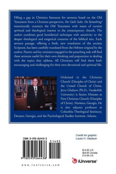 For God's Sake Do Something!: Selected Sermons from the Old Testament