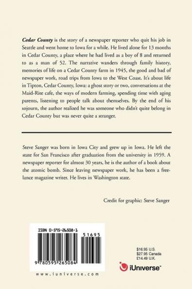 Cedar County: A Memoir of Iowa