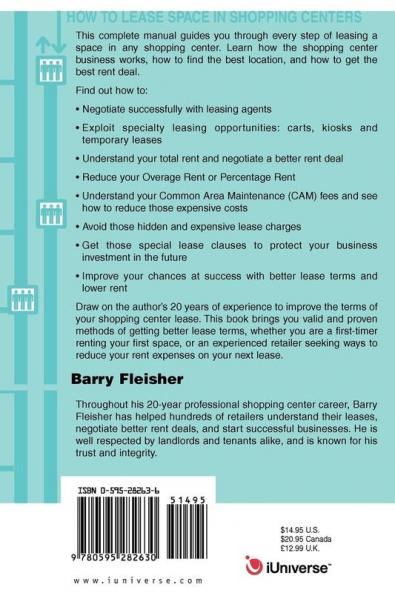 How to Lease Space in Shopping Centers