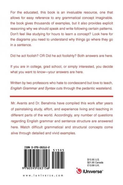 English Grammar and Syntax