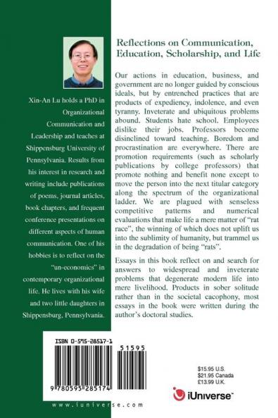 Reflections on Communication Education Scholarship and Life