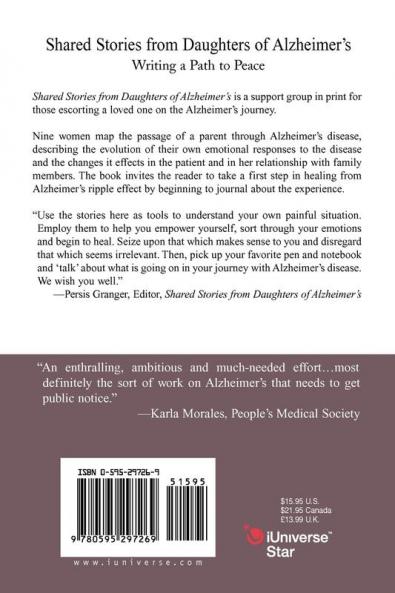 Shared Stories from Daughters of Alzheimer's