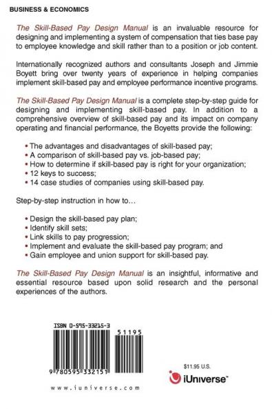 The Skill-Based Pay Design Manual