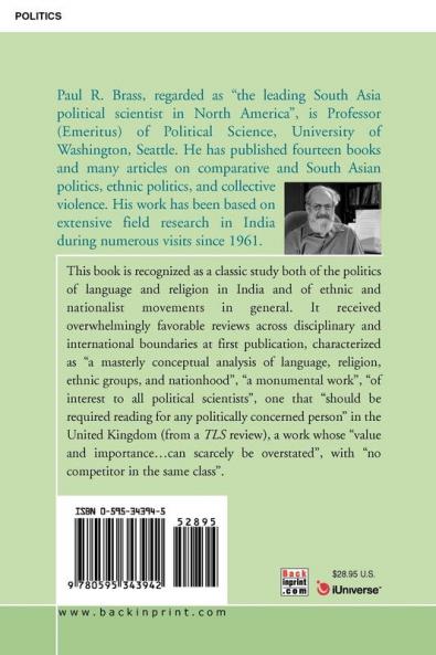 Language Religion and Politics in North India