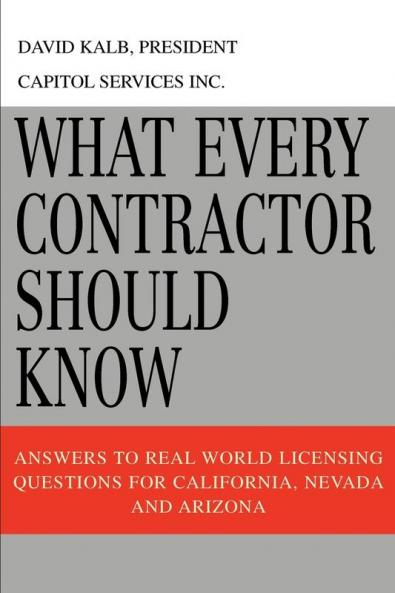 What Every Contractor Should Know