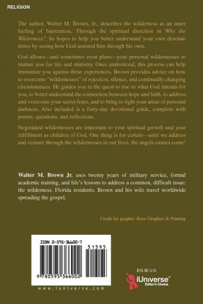 Why the Wilderness?