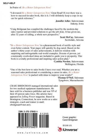 Be a better salesperson NOW!