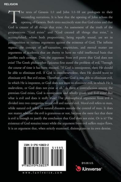 Dialogues: The Genesis and Johannine Theological And Philosophical Imports