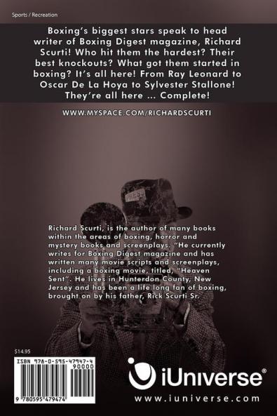 Boxing's Greatest Interviews!!: Boxing Biggest Star's Speak! Ray Leonard to Oscar De La Hoya to Sylvester Stallone!