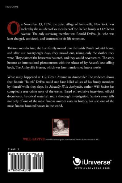 Mentally Ill in Amityville