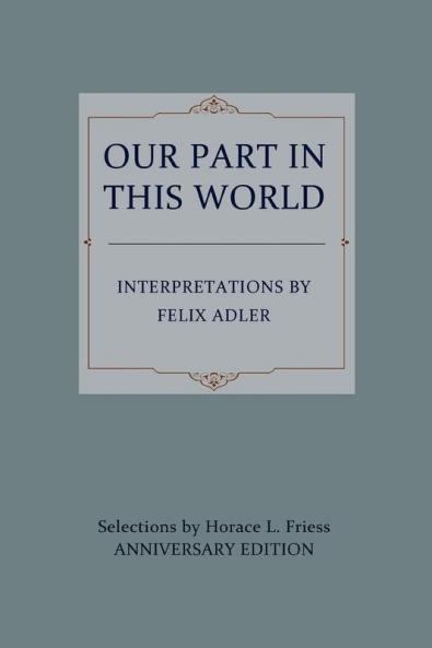 Our Part in This World