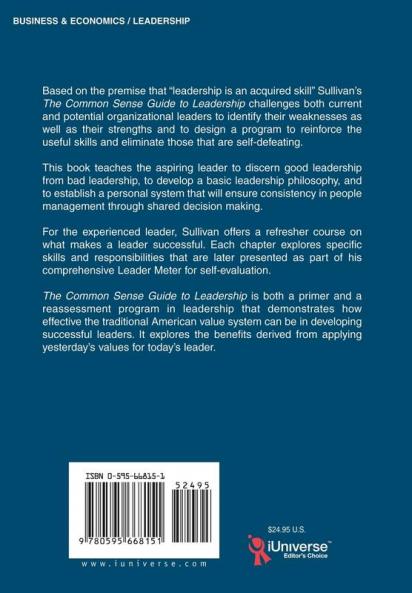 The Common Sense Guide to Leadership