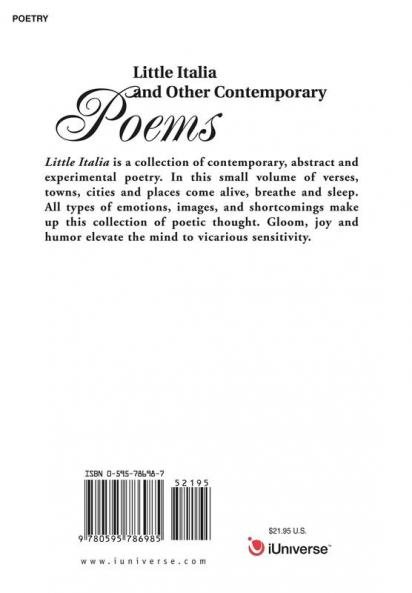Little Italia and Other Contemporary Poems