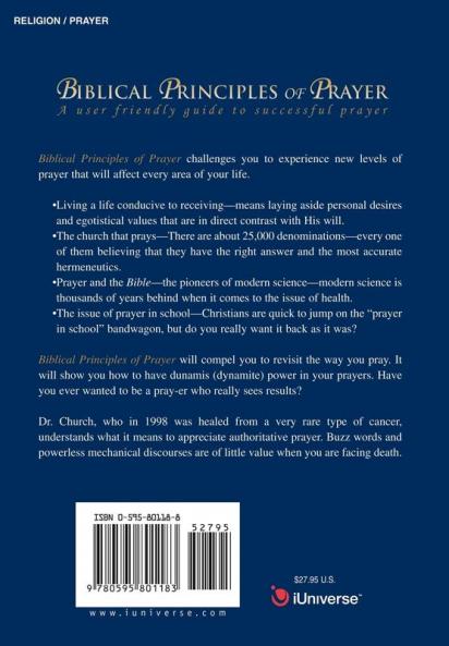 Biblical Principles of Prayer