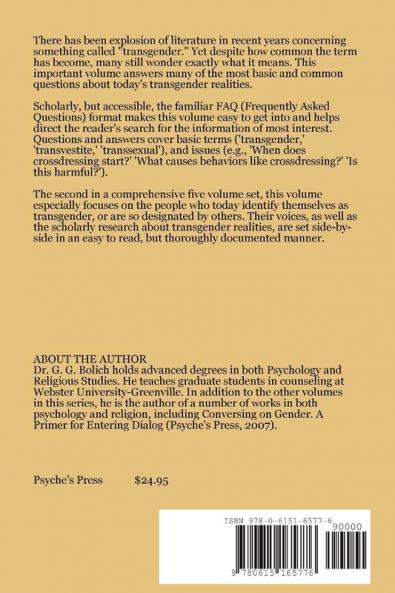 Today's Transgender Realities