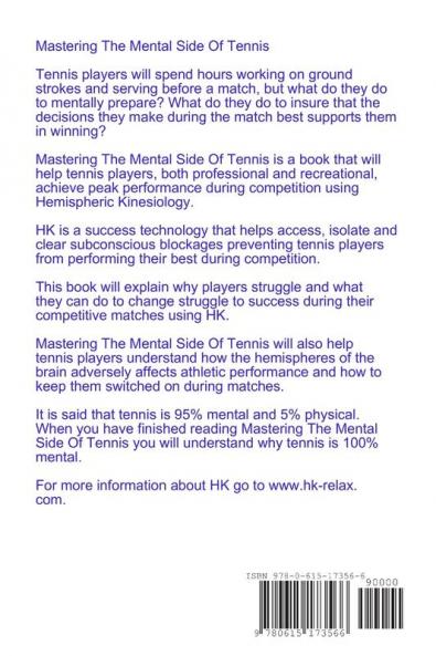 Mastering The Mental Side Of Tennis