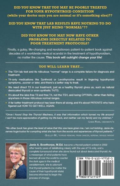 Stop the Thyroid Madness: A Patient Revolution Against Decades of Inferior Treatment