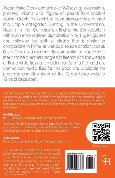 Speak Koine Greek: A Conversational Phrasebook