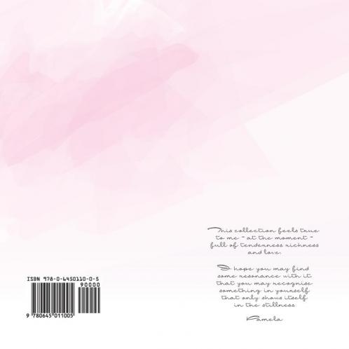 Moving and Being - poems shown in stillness