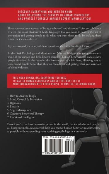 DARK PSYCHOLOGY AND MANIPULATION MASTERY BIBLE 7 Books in 1