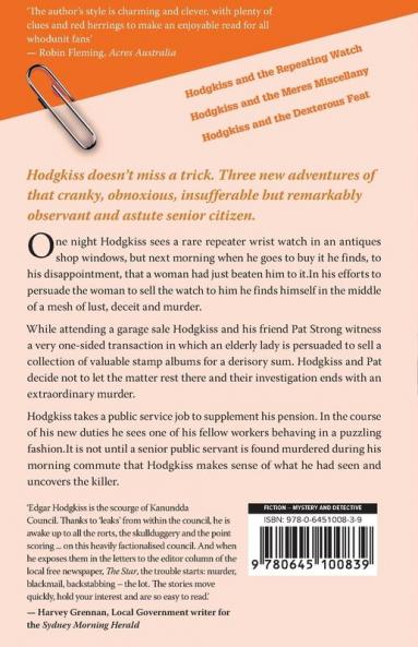 The Hodgkiss Mysteries: Hodgkiss and the Repeating Watch and Other Stories: XXIV