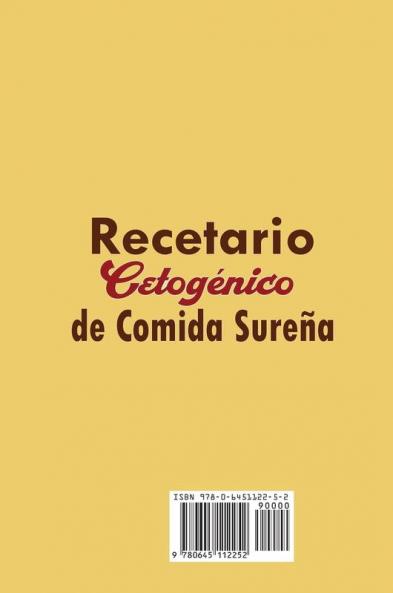 Recetario Cetogénico de Comida Sureña