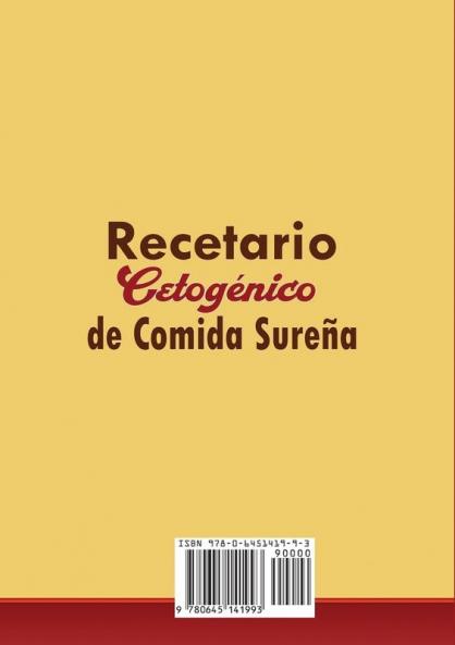 Recetario Cetogénico de Comida Sureña