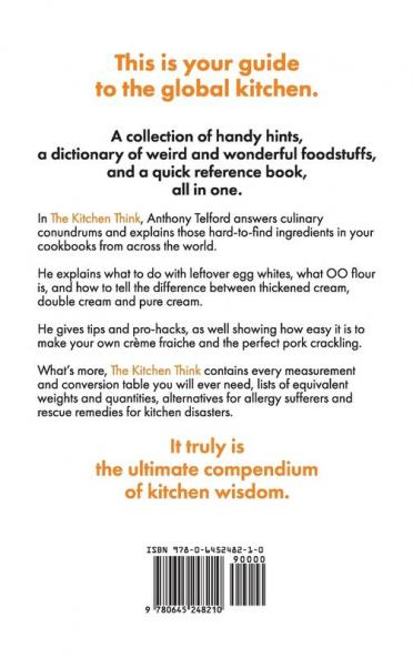 The Kitchen Think: kitchen wisdom by Anthony Telford