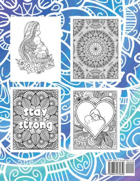 The Beauty of Motherhood Mandala Inspired Adult Colouring Book