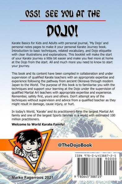 KARATE - WELCOME TO THE DOJO.  Extended Journal Edition