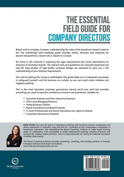 The Essential Field Guide for Company Directors