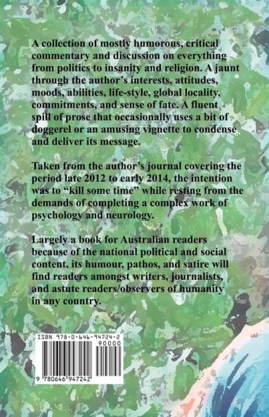 Killing Time: from a writer's journal: commentary on the human condition`