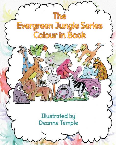 The Evergreen Jungle Series Colour In Book: 1