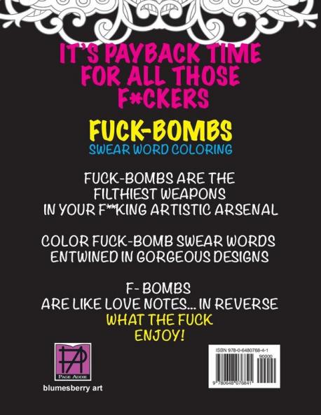 Swear Word Coloring Book: Fuck-Bombs For Fuckers: 1
