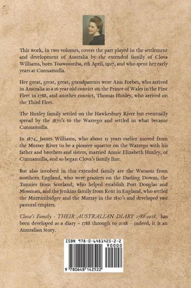 Clova's Family - Their Australian Diary 1788-2018. Volume 2