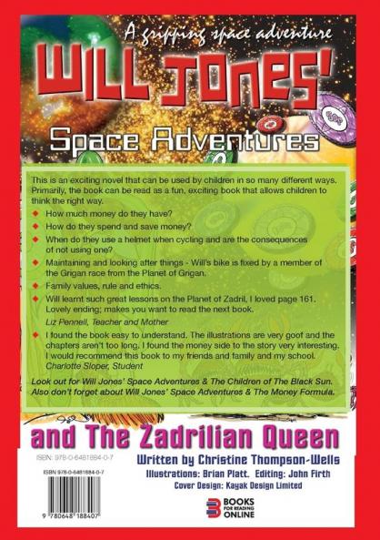 Will Jones And The Zadrilian Queen: The Play