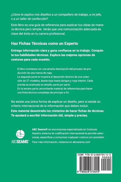 Costuras para Fichas Técnicas: Guía Visual para Producción de Indumentaria: 2 (ABC Seams)