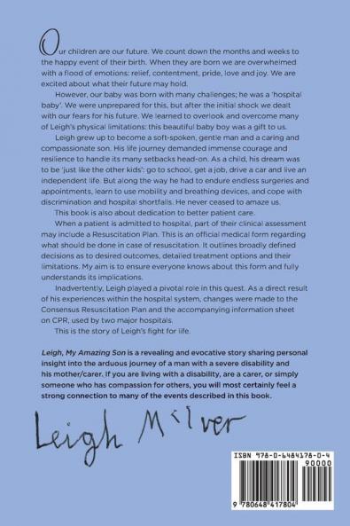 Leigh My Amazing Son: He carried his disability with grace and dignity