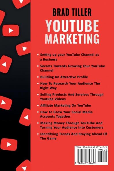 Youtube Marketing: Growing Your YouTube Channel And Turning Your Subscribers And Viewers Into Profitable Customers For Your Business Through Selling and Affiliate Marketing
