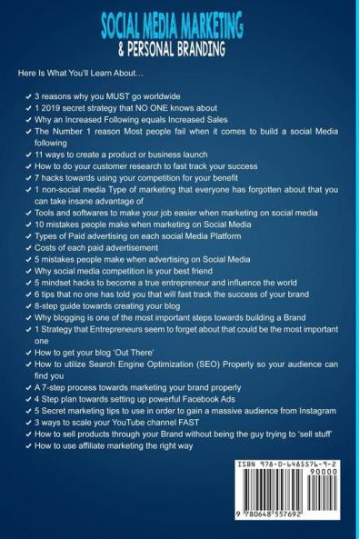 Social Media Marketing & Personal Branding: Explode Your Online Business And Brand Influencing Your Audience Through Facebook Instagram YouTube & Twitter (Advertising Blogging SEO)