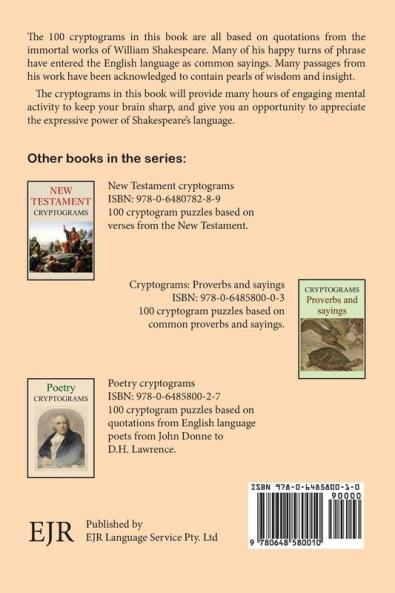 Cryptograms from the pen of Shakespeare