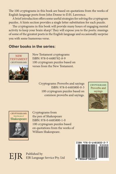 Poetry cryptograms