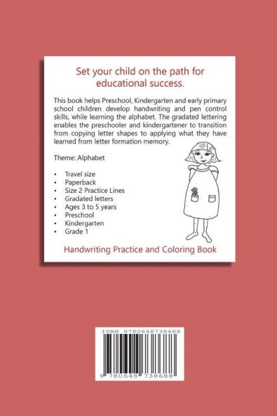 Esse & Friends Handwriting Practice Workbook Alphabet: Size 2 Practice lines Ages 3 to 5 Preschool Kindergarten Early Primary School and Homeschooling (Esse & Friends Learning Workbooks)