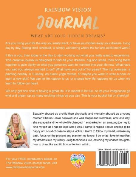 Rainbow Vision Journal ORANGE: How to have awesome experiences without worrying about time or money.: 2