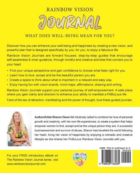 Rainbow Vision Journal YELLOW: How to take control of your personal well-being and happiness: 3