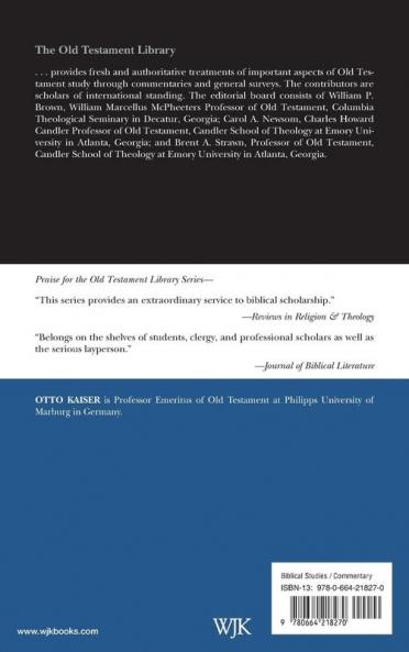 Isiah 1-12: A Commentary (Old Testament Library)