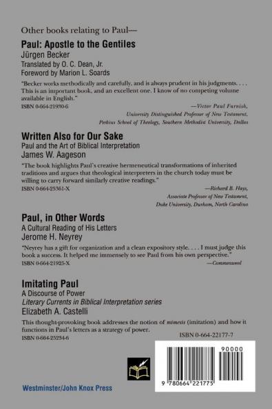 Paul and the Rhetoric of Reconciliation: An Exegetical Investigation