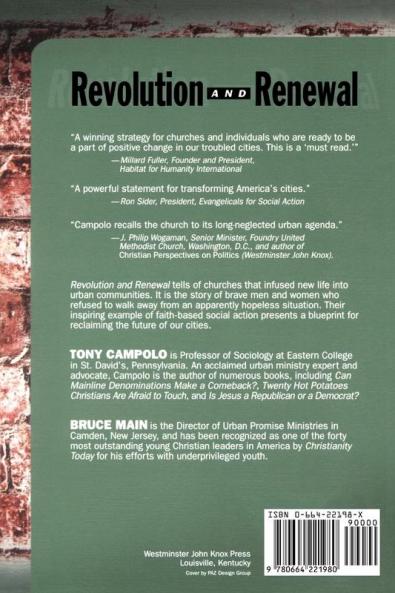 Revolution and Renewal: How Churches are Saving Our Cities