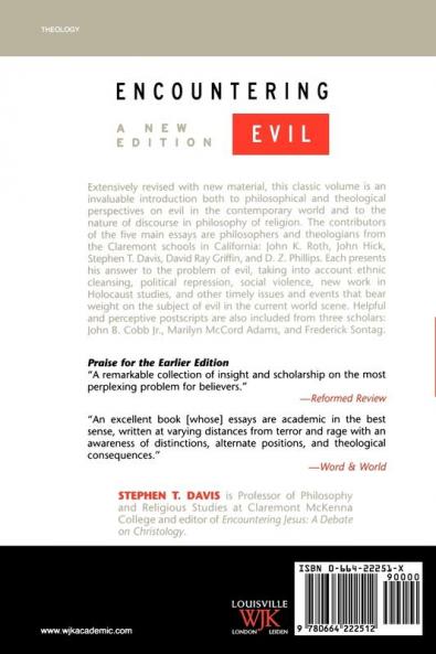 Encountering Evil A New Edition: Live Options in Theodicy