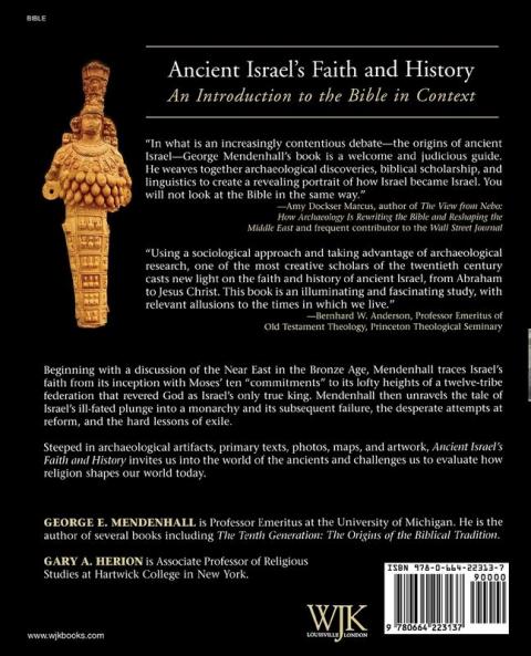 Ancient Israel's Faith and History: An Introduction to the Bible in Context